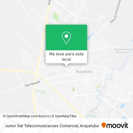Junior Sat Telecomunicacoes Comercial mapa