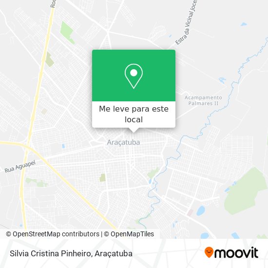Silvia Cristina Pinheiro mapa