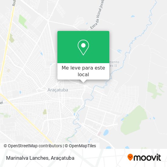 Marinalva Lanches mapa