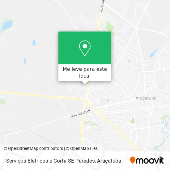 Serviços Eletricos e Corta-SE Paredes mapa