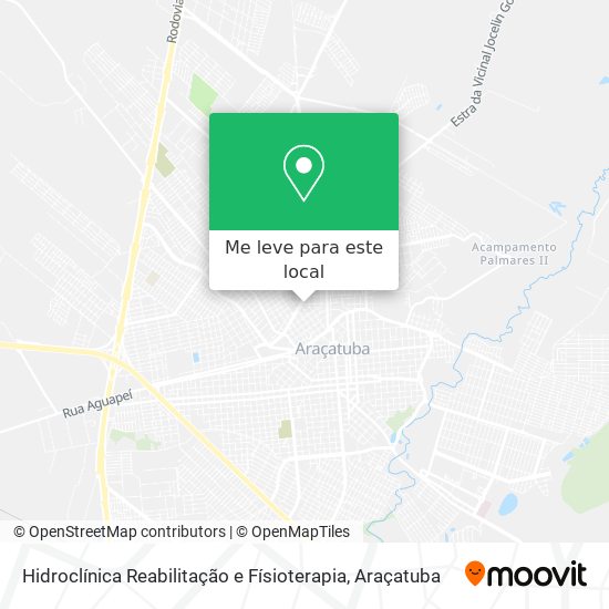 Hidroclínica Reabilitação e Físioterapia mapa