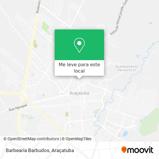 Barbearia Barbudos mapa