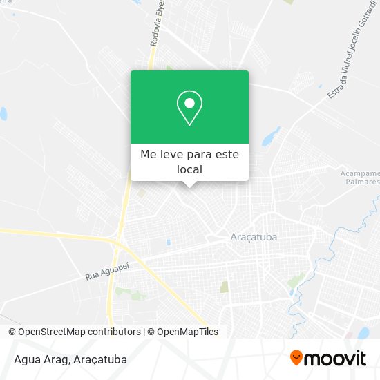 Agua Arag mapa