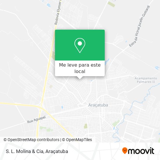 S. L. Molina & Cia mapa