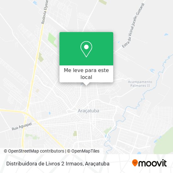 Distribuidora de Livros 2 Irmaos mapa