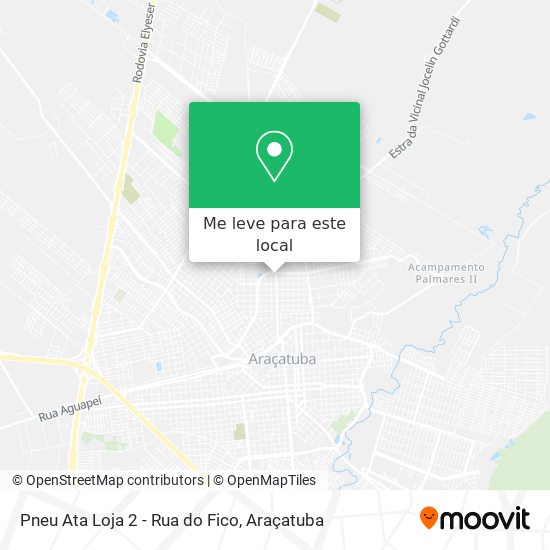 Pneu Ata Loja 2 - Rua do Fico mapa