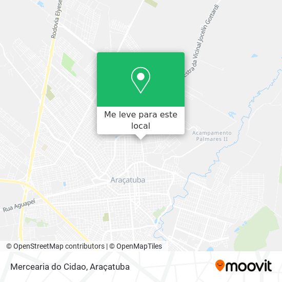 Mercearia do Cidao mapa