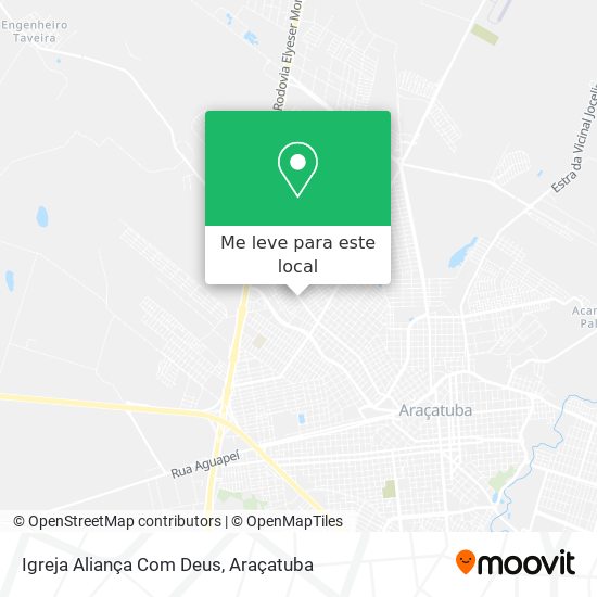 Igreja Aliança Com Deus mapa