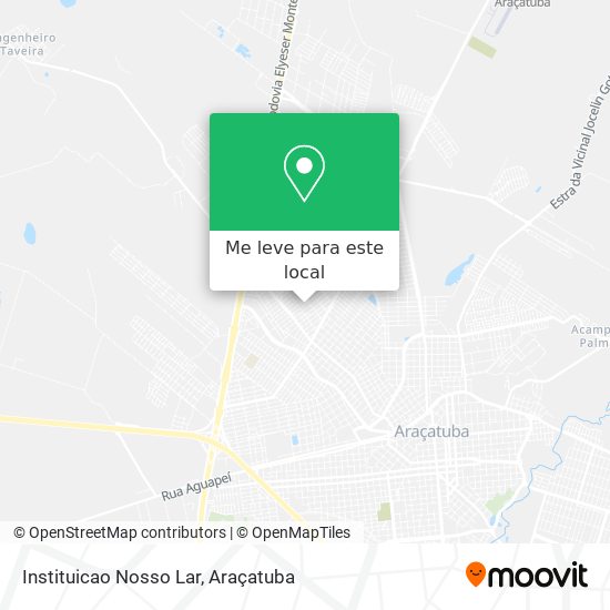 Instituicao Nosso Lar mapa