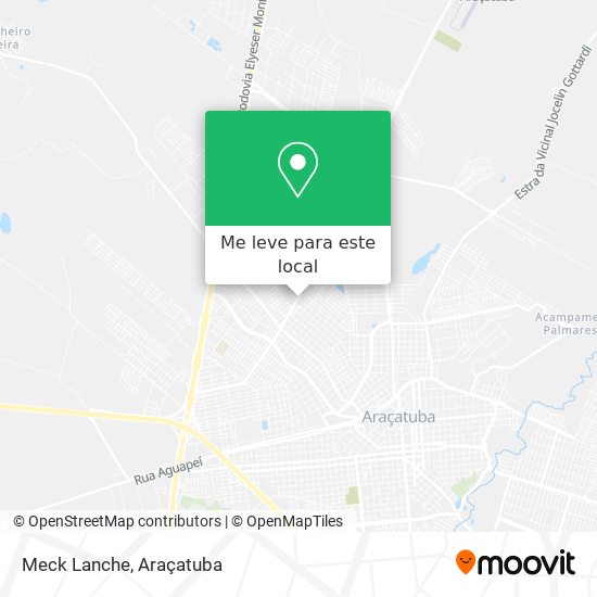 Meck Lanche mapa