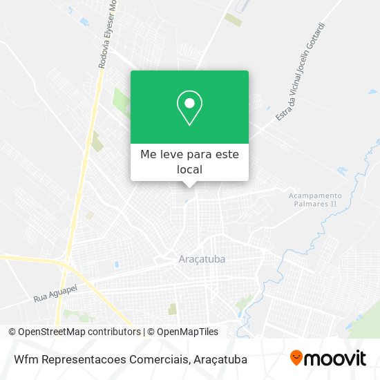 Wfm Representacoes Comerciais mapa
