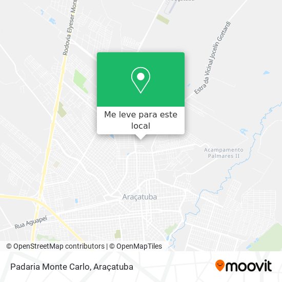 Padaria Monte Carlo mapa