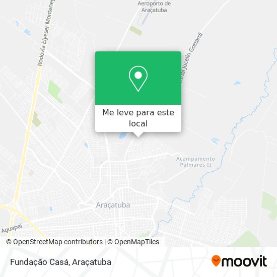 Fundação Casá mapa