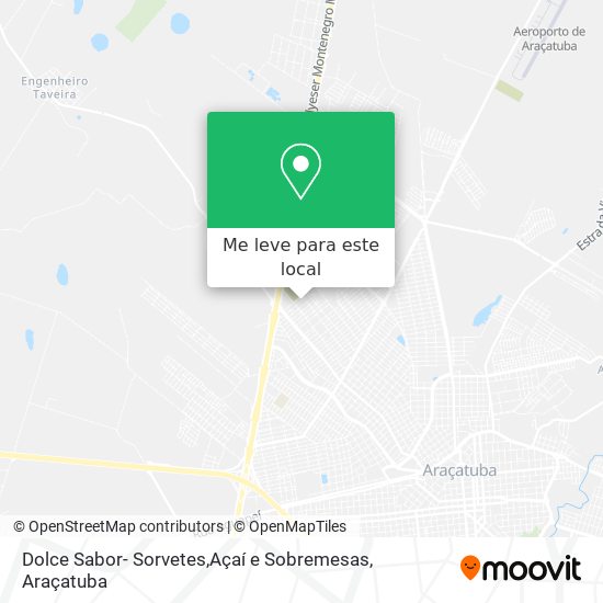 Dolce Sabor- Sorvetes,Açaí e Sobremesas mapa