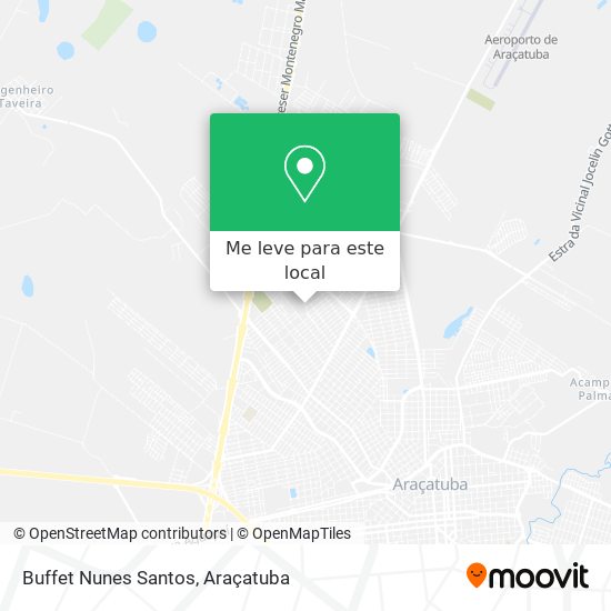 Buffet Nunes Santos mapa