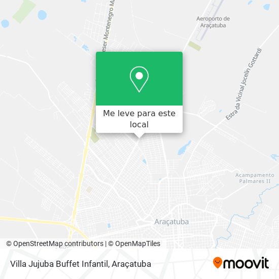 Villa Jujuba Buffet Infantil mapa