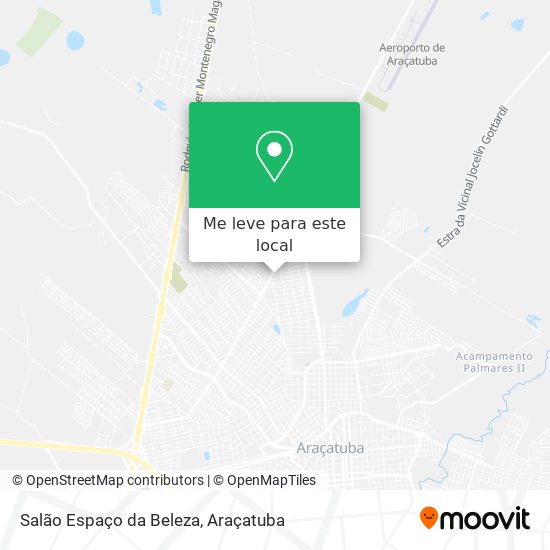 Salão Espaço da Beleza mapa