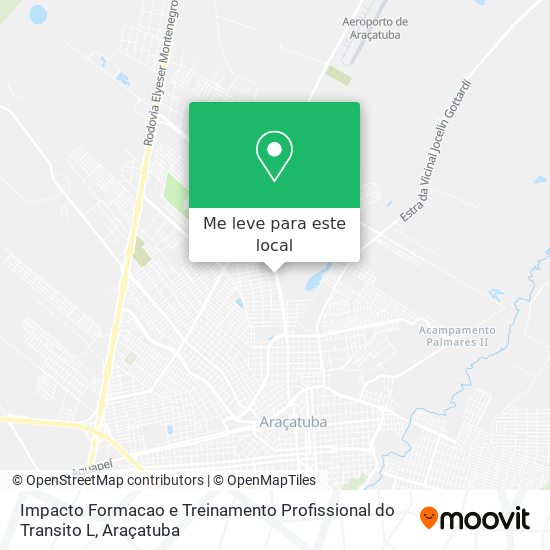 Impacto Formacao e Treinamento Profissional do Transito L mapa