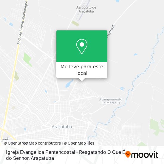 Igreja Evangelica Pentencostal - Resgatando O Que É do Senhor mapa