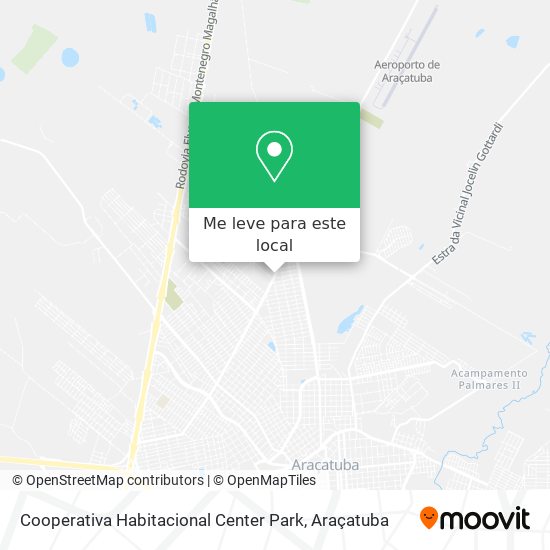 Cooperativa Habitacional Center Park mapa