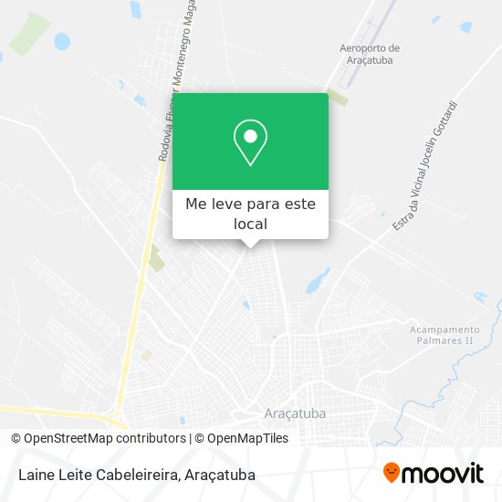 Laine Leite Cabeleireira mapa
