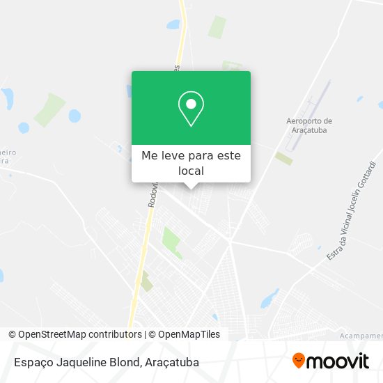 Espaço Jaqueline Blond mapa