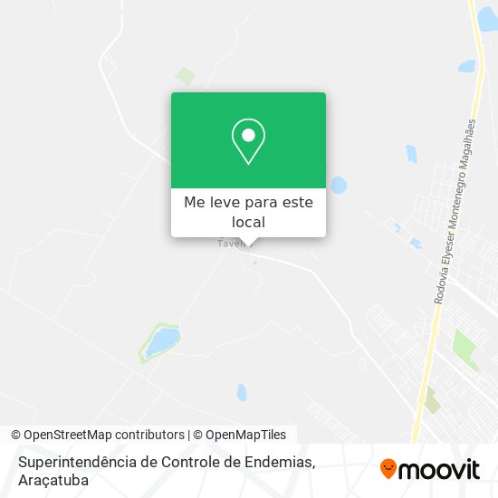 Superintendência de Controle de Endemias mapa