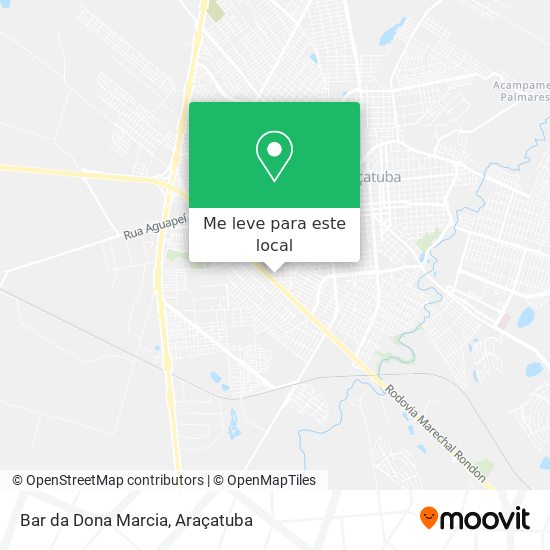 Bar da Dona Marcia mapa