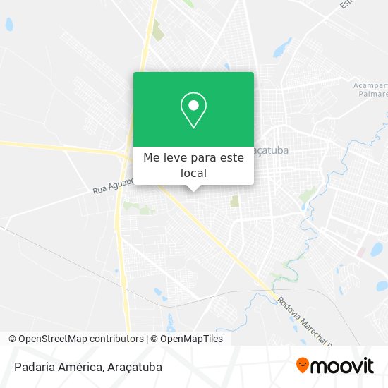 Padaria América mapa