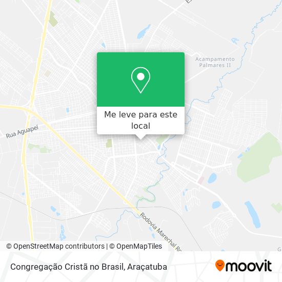 Congregação Cristã no Brasil mapa