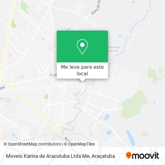 Moveis Karina de Aracutuba Ltda Me mapa