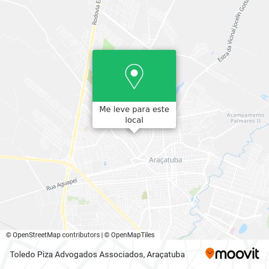 Toledo Piza Advogados Associados mapa