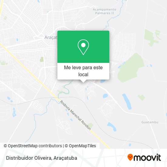 Distribuidor Oliveira mapa