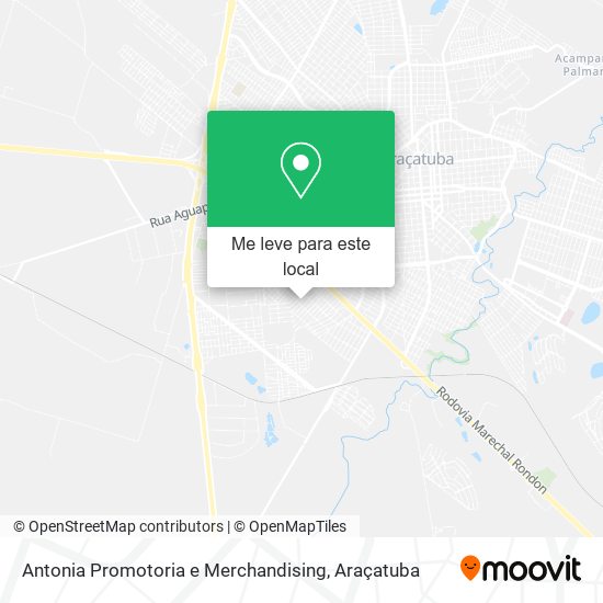Antonia Promotoria e Merchandising mapa