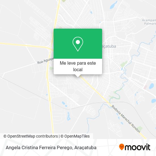 Angela Cristina Ferreira Perego mapa
