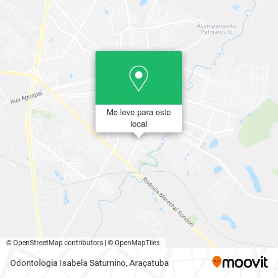 Odontologia Isabela Saturnino mapa
