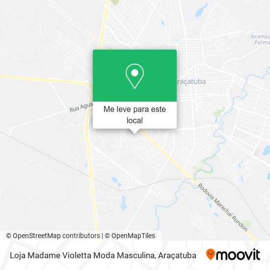 Loja Madame Violetta Moda Masculina mapa