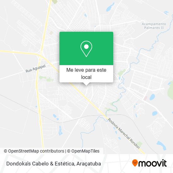 Dondoka's Cabelo & Estética mapa