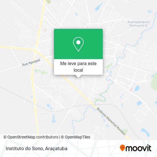 Instituto do Sono mapa