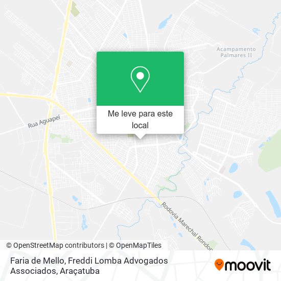 Faria de Mello, Freddi Lomba Advogados Associados mapa