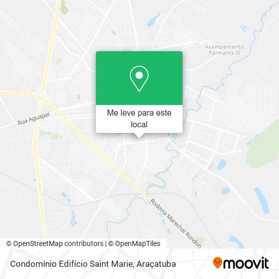 Condomínio Edifício Saint Marie mapa