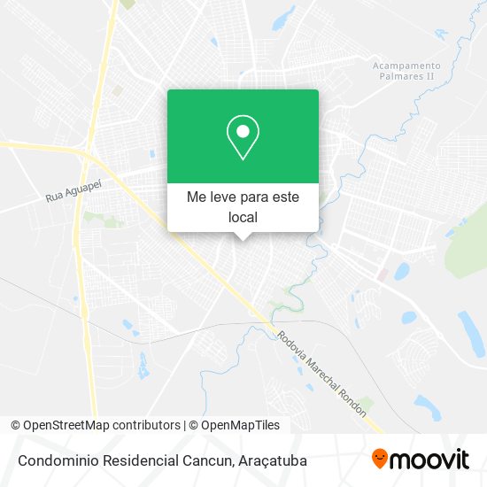 Condominio Residencial Cancun mapa