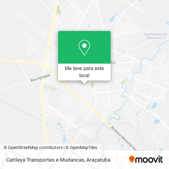 Cattleya Transportes e Mudancas mapa