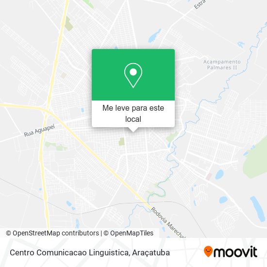 Centro Comunicacao Linguistica mapa