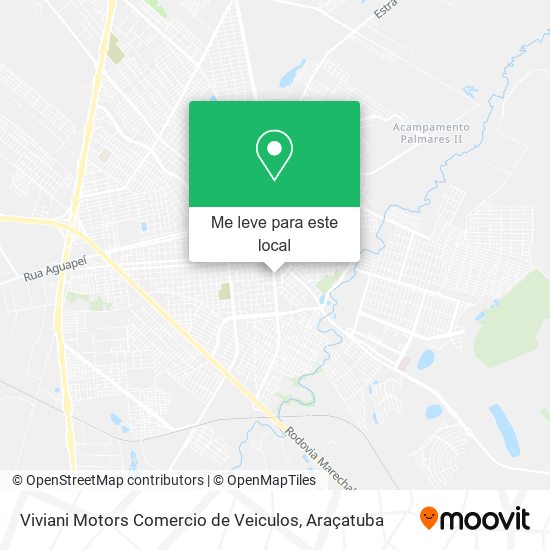 Viviani Motors Comercio de Veiculos mapa