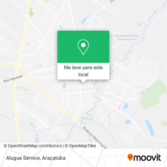 Alugue Service mapa