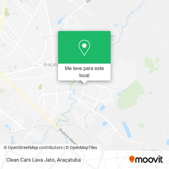 Clean Cars Lava Jato mapa