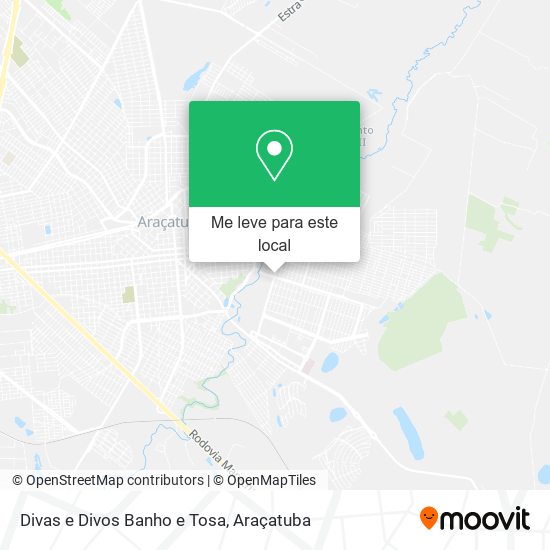 Divas e Divos Banho e Tosa mapa