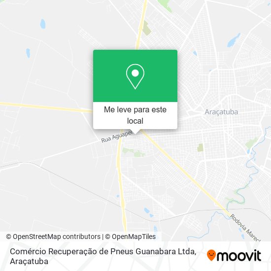 Comércio Recuperação de Pneus Guanabara Ltda mapa