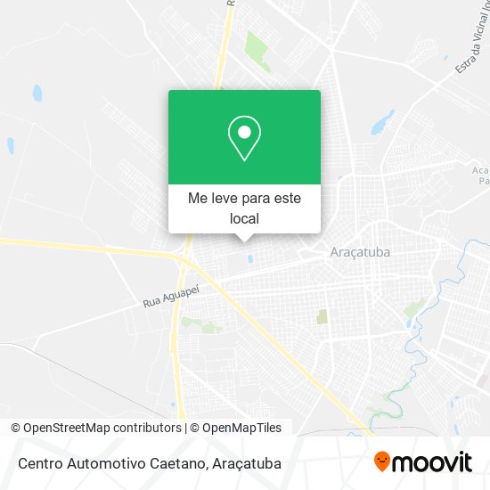Centro Automotivo Caetano mapa
